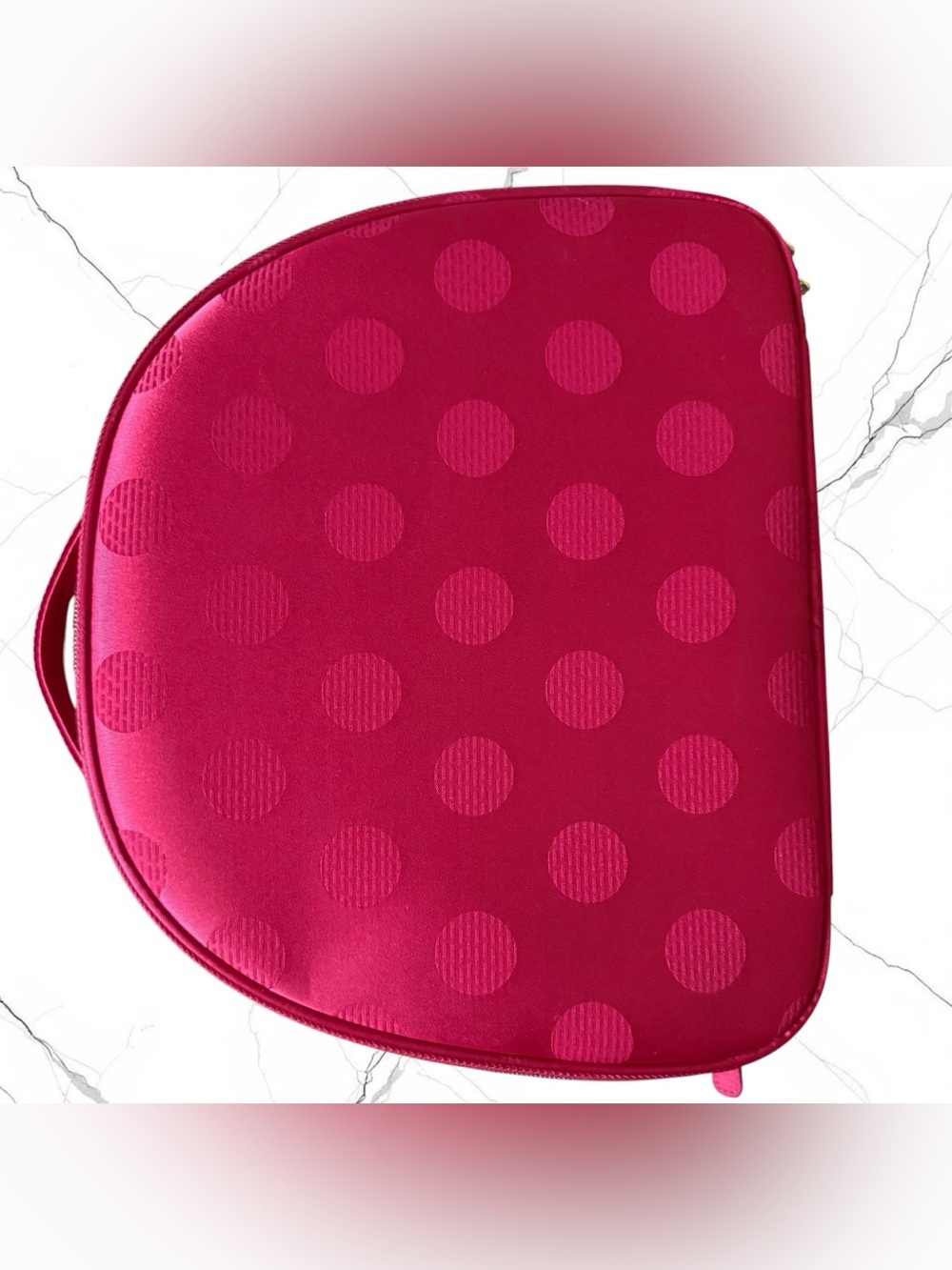 2025 Estée Lauder Holiday Red Polka Dot Bag - Picture 2 of 4